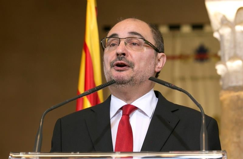 Javier Lambán: "La marcha de Chacón no va a conmover al mundo de la política española" Javier Lambán: "La marcha de Chacón no va a conmover al mundo de la política española"