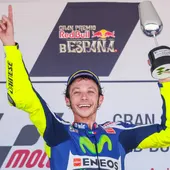 Rossi celebra el GP de Jérez Rossi celebra el GP de Jérez