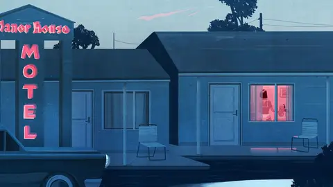 Imagen del motel en el reportaje de Gay Talese Imagen del motel en el reportaje de Gay Talese