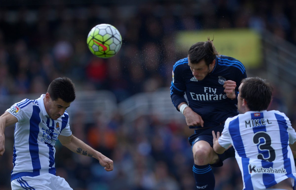 Real Sociedad 0 - 1 Real Madrid. Un cabezazo de Bale rescata al Madrid en Anoeta Real Sociedad 0 - 1 Real Madrid. Un cabezazo de Bale rescata al Madrid en Anoeta