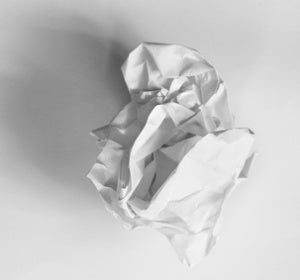 Bola de papel arrugado Bola de papel arrugado