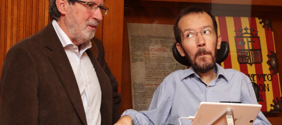 Adolfo Barrena y Pablo Echenique Adolfo Barrena y Pablo Echenique