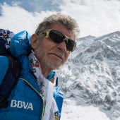 El alpinista Carlos Soria