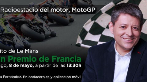 Gran Premio de Franca de MotoGP en radioestadio del motor