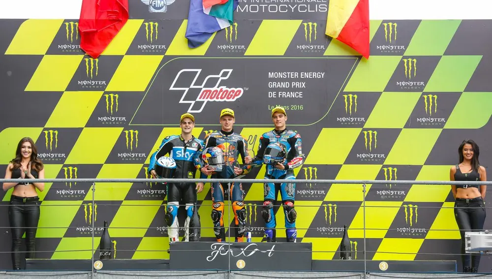 Podio del GP de Francia de Moto 3 Podio del GP de Francia de Moto 3