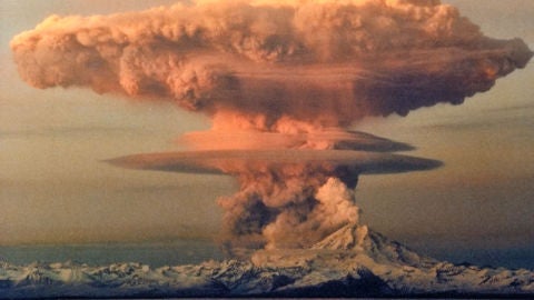 Erupci&oacute;n del volc&aacute;n Toba