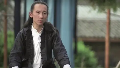 El hombre chino Han Shan. El hombre chino Han Shan.