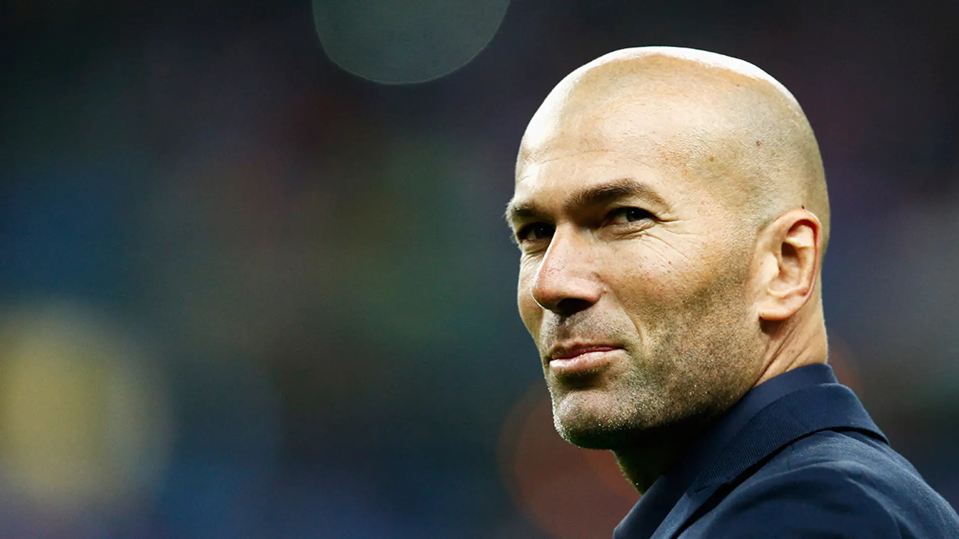 Zinedine Zidane, entrenador del Atlético de Madrid