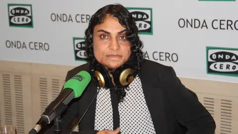 La afgana, Nadia Ghulam La afgana, Nadia Ghulam en los estudios de Onda Cero