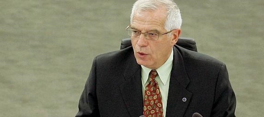 El exministro Josep Borrell El exministro Josep Borrell