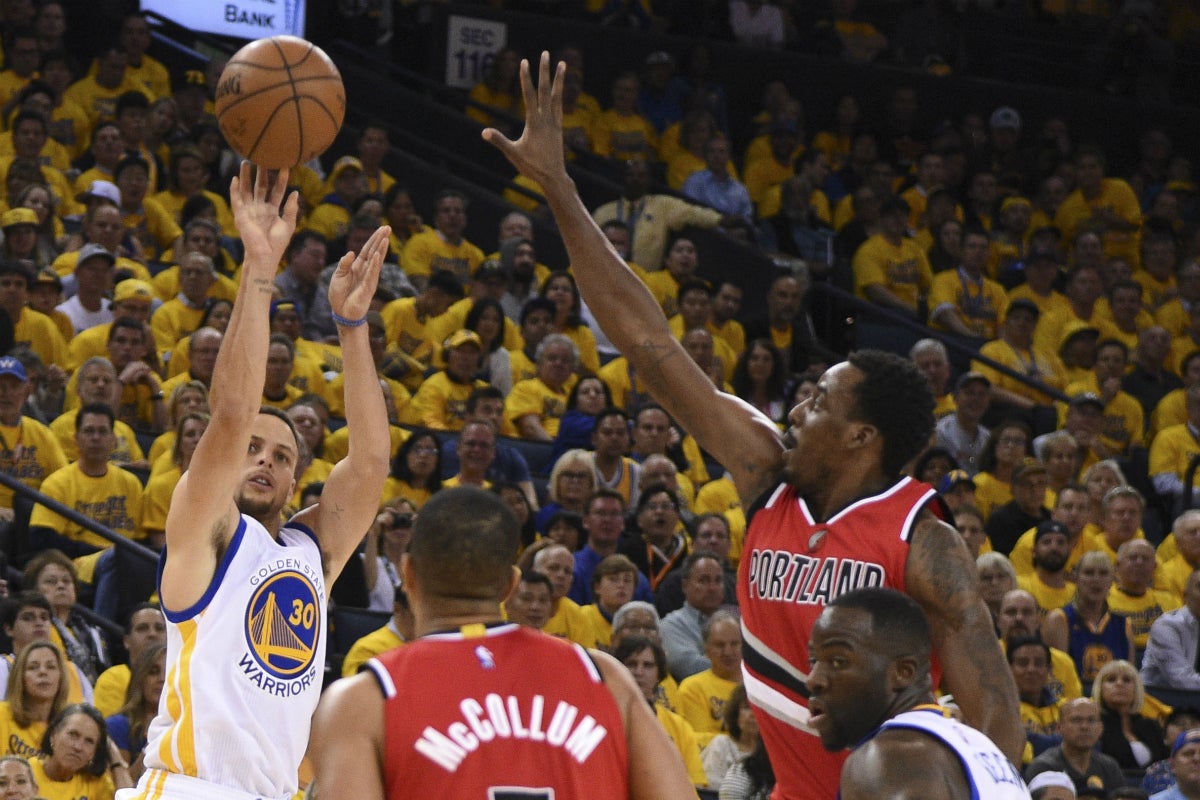 Los Warriors se clasifican para las finales de conferencia tras eliminar a los Blazers Los Warriors se clasifican para las finales de conferencia tras eliminar a los Blazers