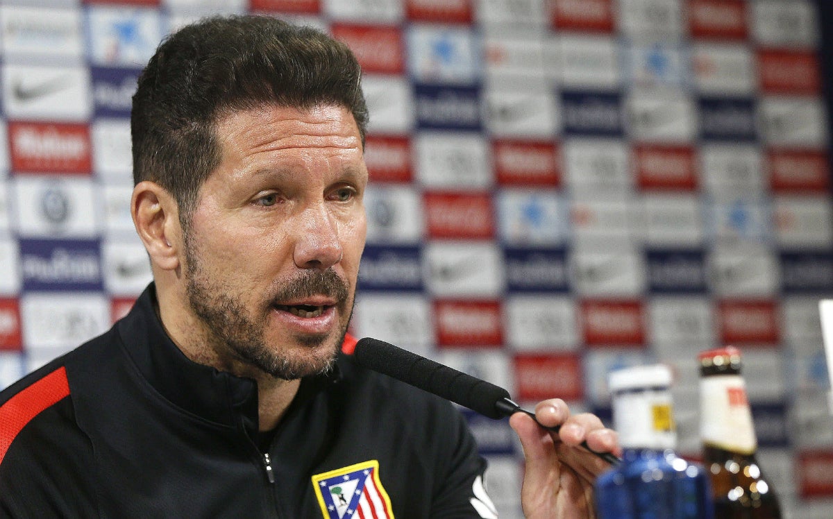 Simeone: "La mejor forma de preparar la final de Champions es competir" Simeone: "La mejor forma de preparar la final de Champions es competir"