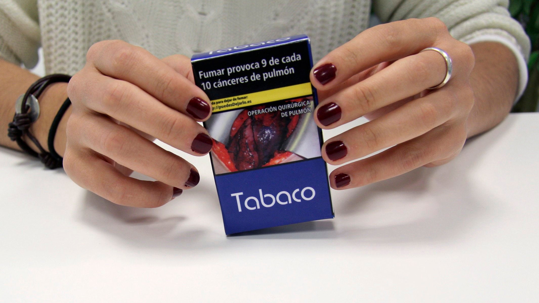 Las advertencias sanitarias ocuparán el 65% de las cajetillas de tabaco Las advertencias sanitarias ocuparán el 65% de las cajetillas de tabaco