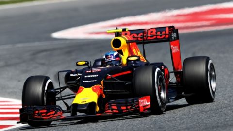 Verstappen, durante el GP de Espa&ntilde;a