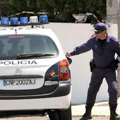 Un coche de la Policía Nacional Un coche de la Policía Nacional