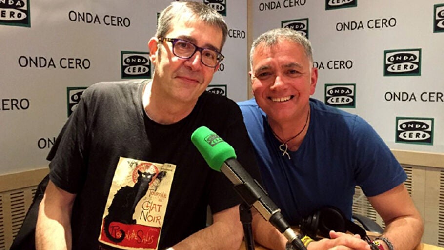 M&aacute;ximo Pradera con Juan Ram&oacute;n Lucas.