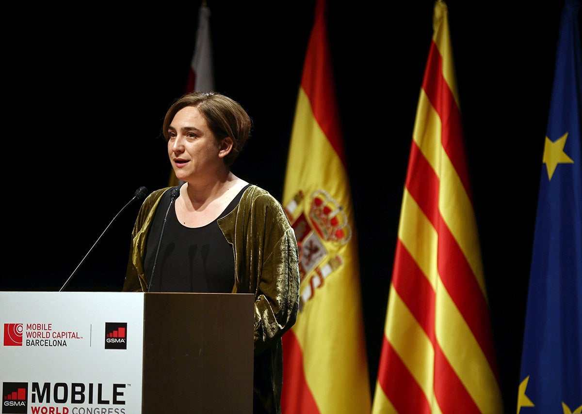 Ada Colau no asistirá a final de la Copa del Rey por el veto a las esteladas Ada Colau no asistirá a final de la Copa del Rey por el veto a las esteladas