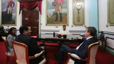 Zapatero se reúne con Maduro. Zapatero se reúne con Maduro.