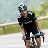 Mikel Nieve, durante la etapa del Giro de Italia Mikel Nieve, durante la etapa del Giro de Italia