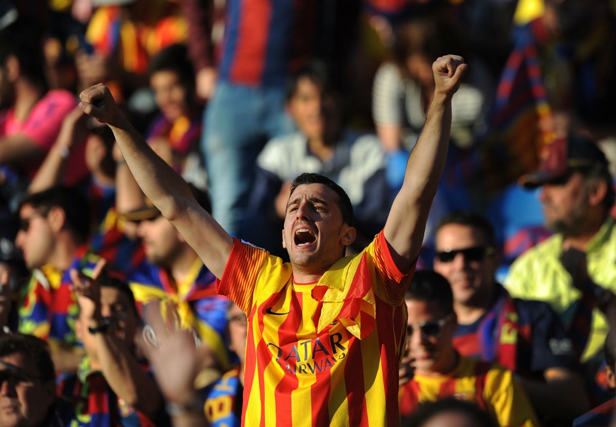 Gritos de "Bartomeu dimisión" durante la fiesta del Barça en el Camp Nou Gritos de "Bartomeu dimisión" durante la fiesta del Barça en el Camp Nou