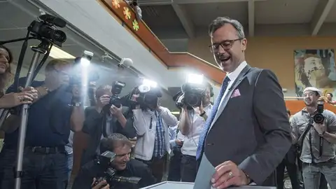 El líder del Partido de la Libertad, Norbert Hofer El líder del Partido de la Libertad, Norbert Hofer