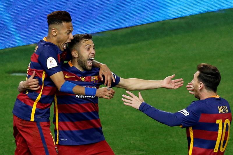 Jordi Alba: "Hemos sacado los huevos que hacían falta para ganar" Jordi Alba: "Hemos sacado los huevos que hacían falta para ganar"