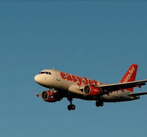 Un avión de la compañía EasyJet Un avión de la compañía EasyJet
