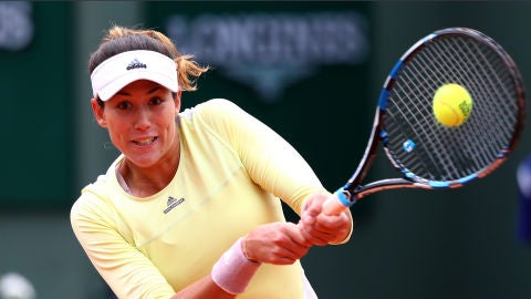 Garbi&ntilde;e Muguruza en Rolland Garros