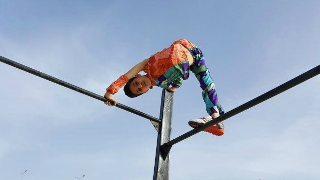 El 'Spiderman' de Gaza que aspira a lograr un récord Guinness El 'Spiderman' de Gaza que aspira a lograr un récord Guinness