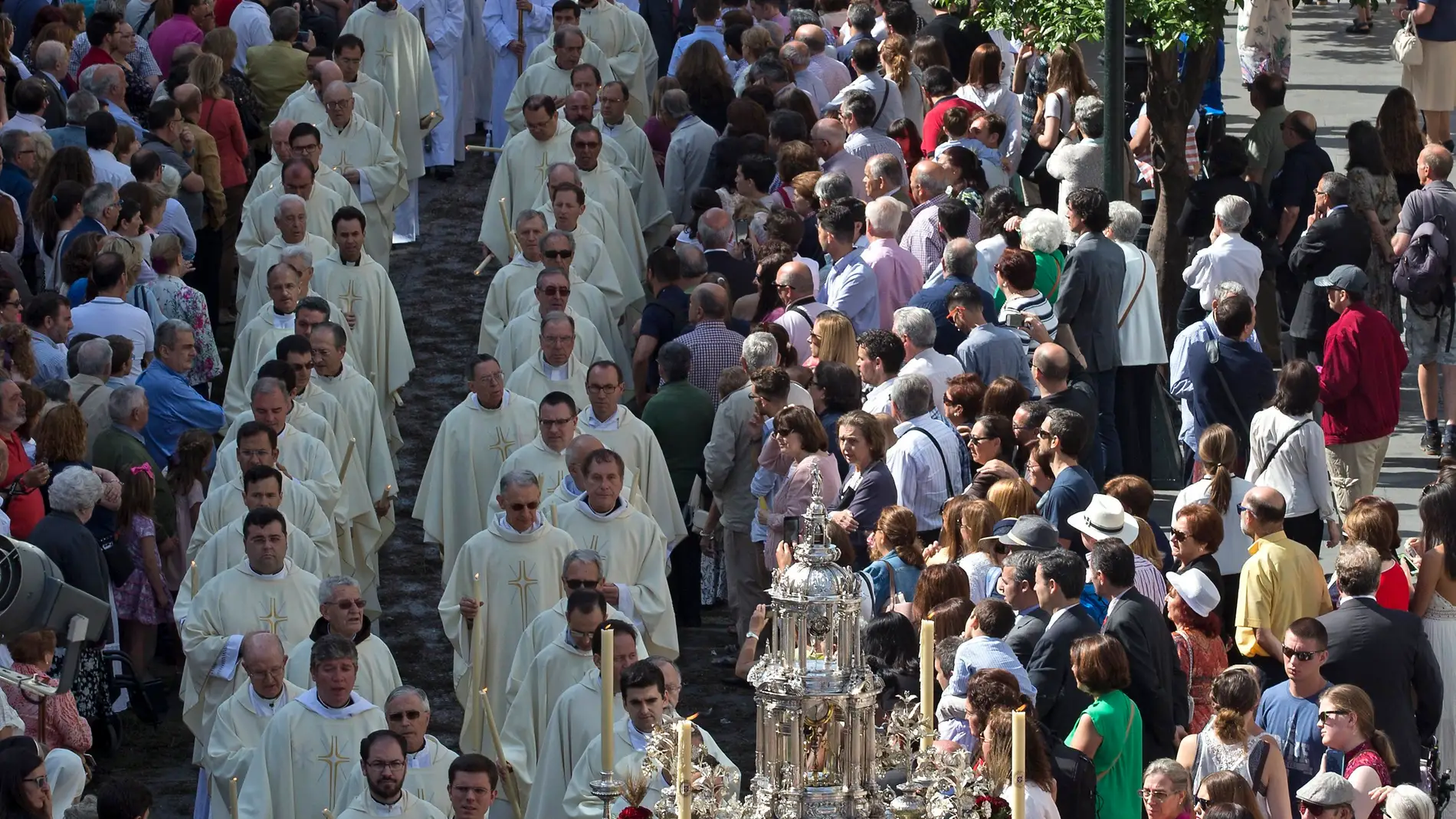 La procesión del Corpus Christi (26-05-2016)