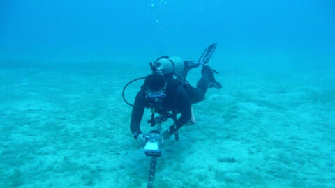  Cable submarino en San Andr&eacute;s 