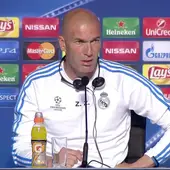Zinedine Zidane, en rueda de prensa Zinedine Zidane, en rueda de prensa