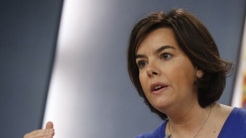 La vicepresidenta del Gobierno, Soraya Sa&eacute;nz de Santamar&iacute;a