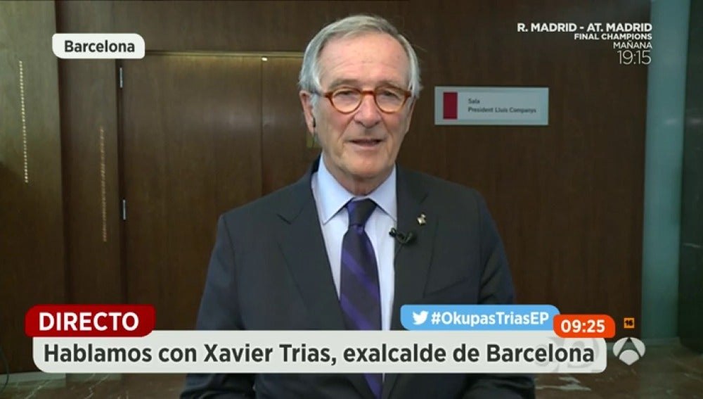 Xavier Trias: "Colau creía que no le iban a montar este follón porque es una activista" Xavier Trias: "Colau creía que no le iban a montar este follón porque es una activista"