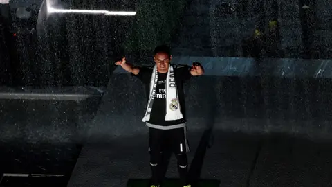 Keylor Navas durante la celebración de la Undécima Keylor Navas durante la celebración de la Undécima