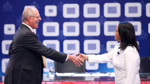 Fujimori y Kuczynski, el el debate.