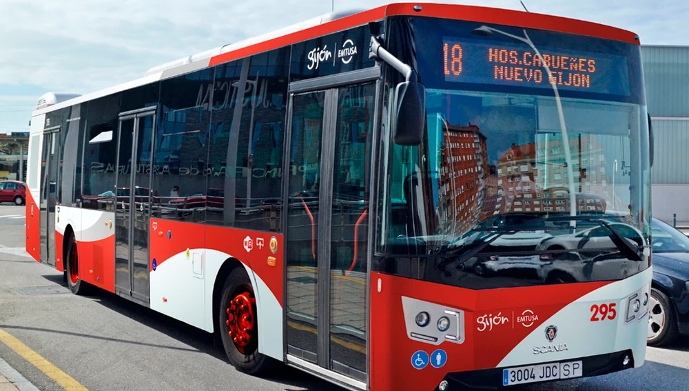 Autobús EMTUSA Gijón
