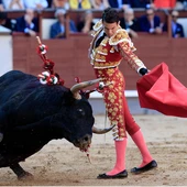 El diestro José María Manzanares da un pase con la muleta durante la Corrida de la Beneficencia El diestro José María Manzanares da un pase con la muleta durante la Corrida de la Beneficencia