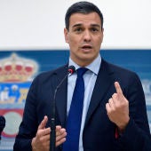El Secretario General del PSOE, Pedro Sánchez, en Santander