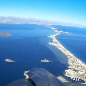 Imagen aérea del Mar Menor