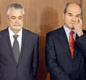 José Antonio Griñán y Manuel Chaves José Antonio Griñán y Manuel Chaves