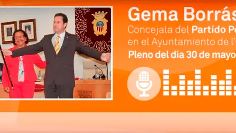 Gema Borrás, concejal del PP en L'Olleria Gema Borrás, concejal del PP en L'Olleria