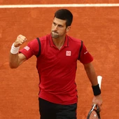 Djokovic celebra un punto Djokovic celebra un punto