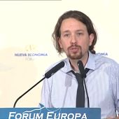 Frame 23.724011 de: Iglesias reivindica que Unidos Podemos ocupe "el nuevo espacio socialdemócrata"