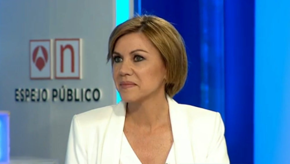 Cospedal: "El PP es un partido con vocación de gobierno, no de ser bisagra, y salimos a ganar" Cospedal: "El PP es un partido con vocación de gobierno, no de ser bisagra, y salimos a ganar"