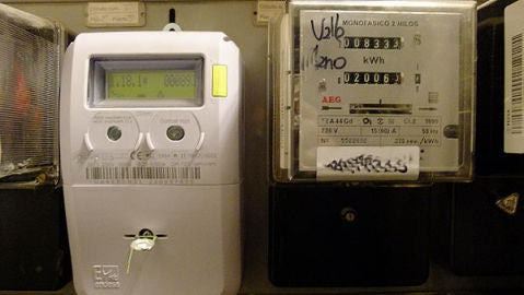 Contador de la luz trucado
