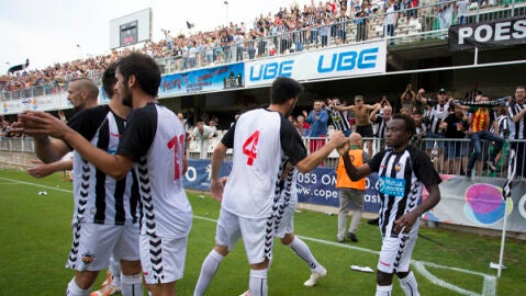 Partido entre el CD Castell&oacute;n y El Malague&ntilde;o