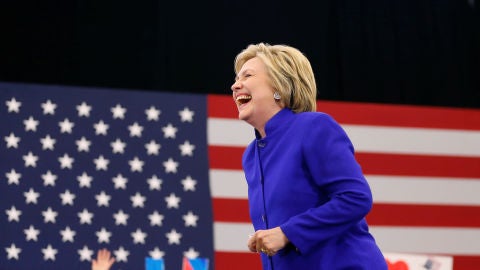 Hillary Clinton, candidata dem&oacute;crata a las elecciones de EEUU