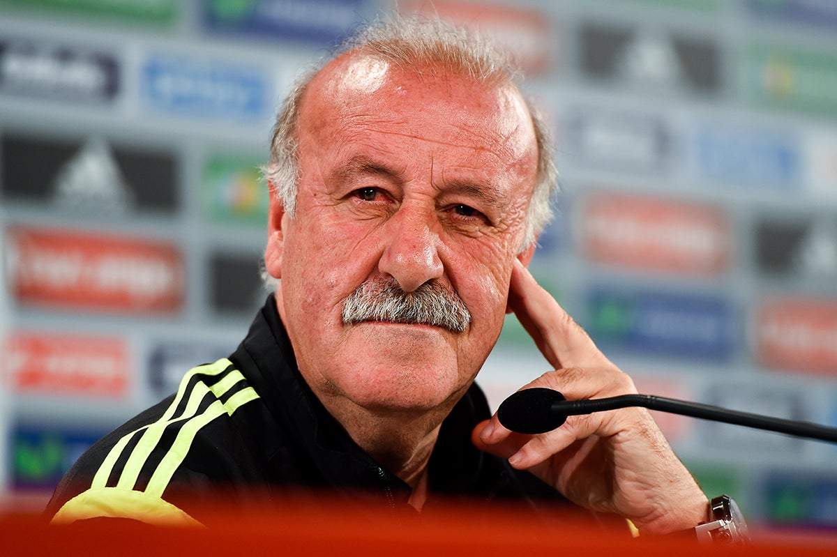 Vicente del Bosque: "Lo que hemos hecho en la preparación no se pierde por el partido de hoy" Vicente del Bosque: "Lo que hemos hecho en la preparación no se pierde por el partido de hoy"