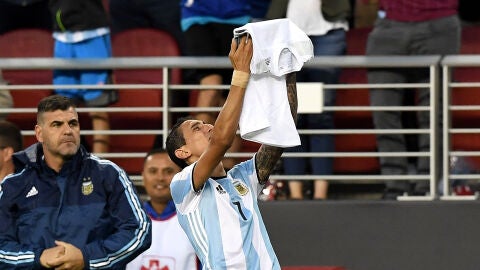 Di Mar&iacute;a dedica su gol ante Chile a su abuela fallecida